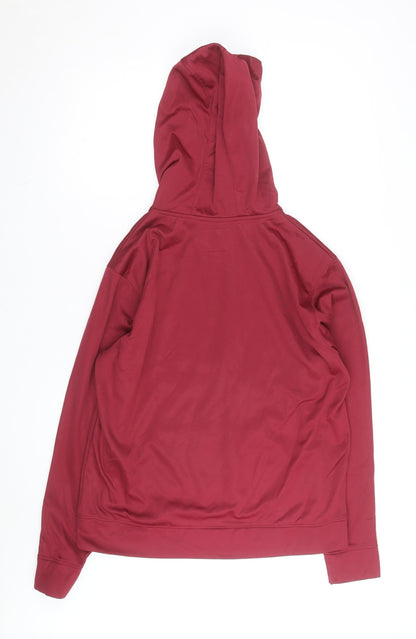 Cover One Apparel Men’s Red L Pullover Hoodie with Logo