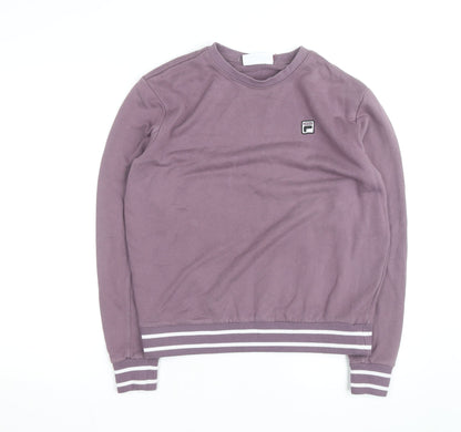 Fila Men’s Purple Crew Neck Pullover Sweatshirt Size M