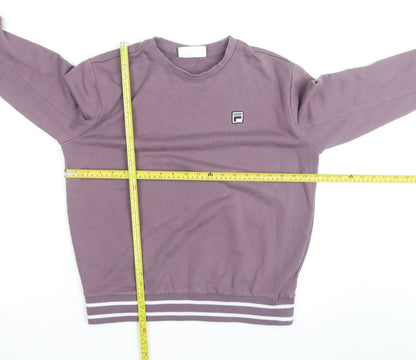 Fila Men’s Purple Crew Neck Pullover Sweatshirt Size M