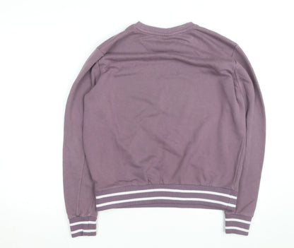 Fila Men’s Purple Crew Neck Pullover Sweatshirt Size M