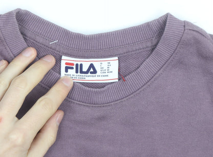 Fila Men’s Purple Crew Neck Pullover Sweatshirt Size M