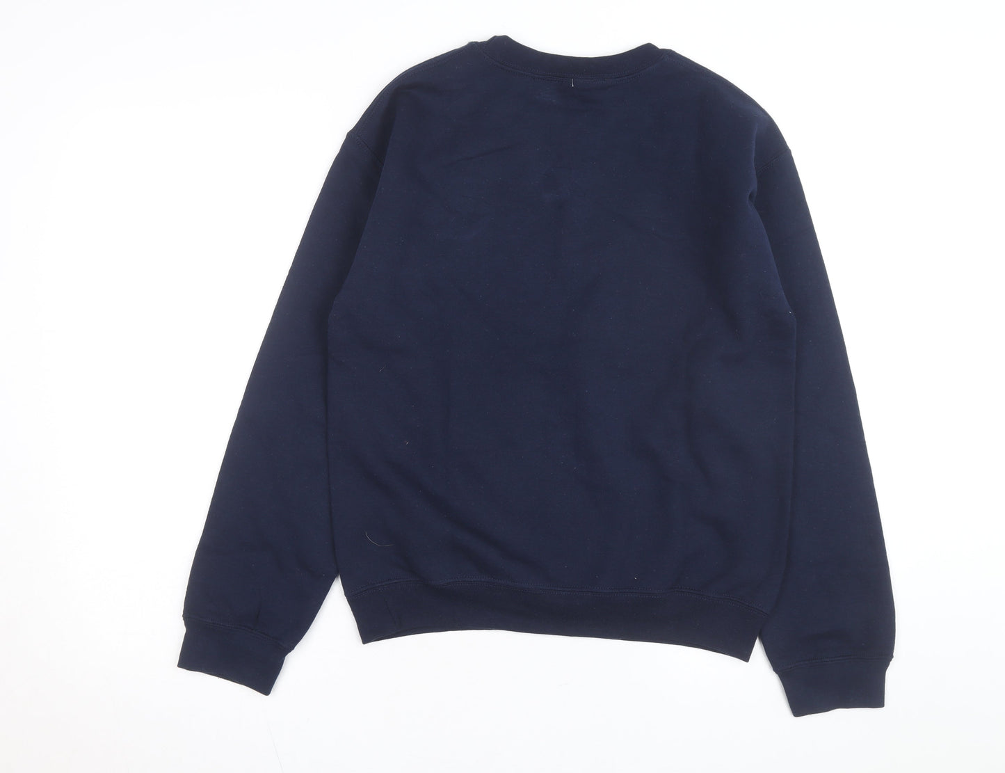 MV Sport Men's Blue NJIT Logo Crew Neck Sweatshirt Size S