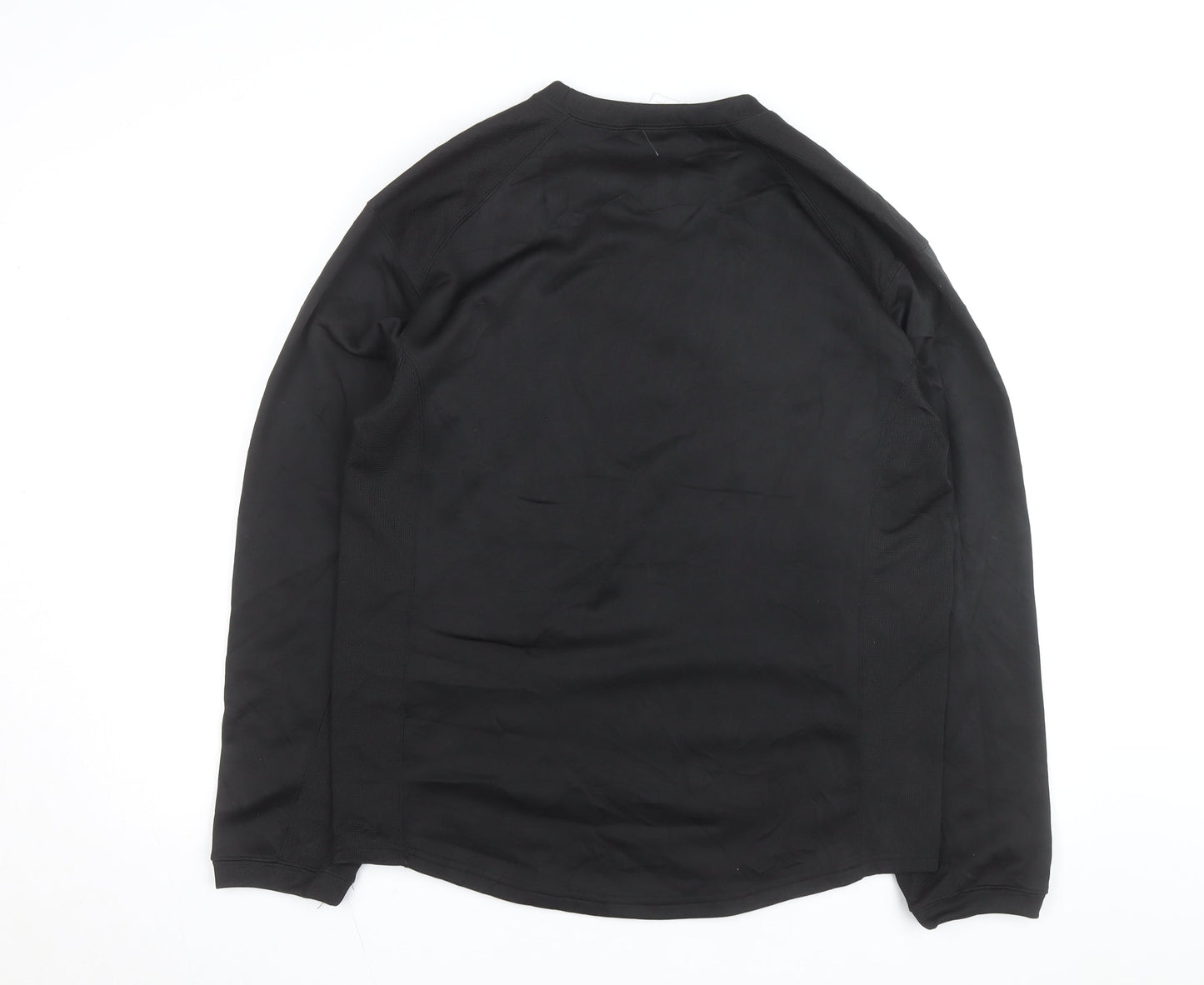 Badger Sport Men's Black Volleyball Crew Neck Pullover Sweatshirt M