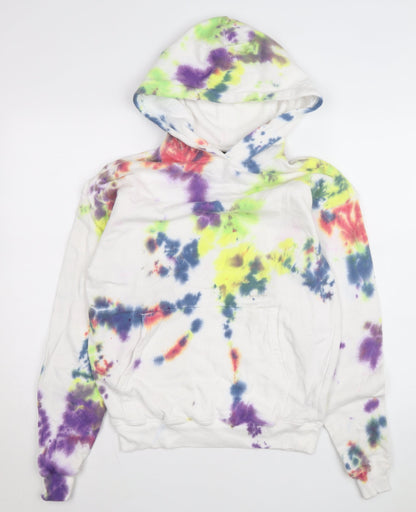 No Boundaries Women’s Multicoloured Tie-Dye Pullover Hoodie XS Cotton