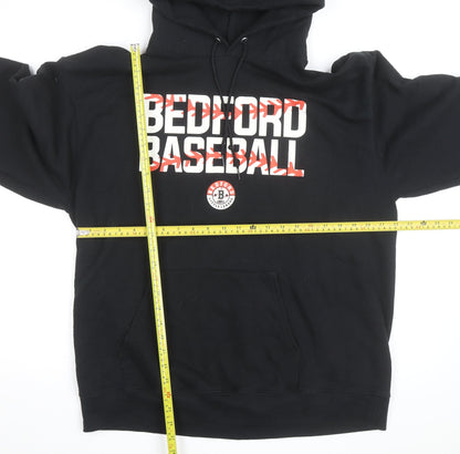 Champion Men's Black Bedford Baseball XL Pullover Hoodie