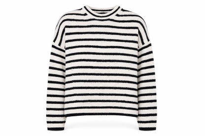 Whistles Women’s Multicoloured Striped Wool Blend Pullover Jumper XS