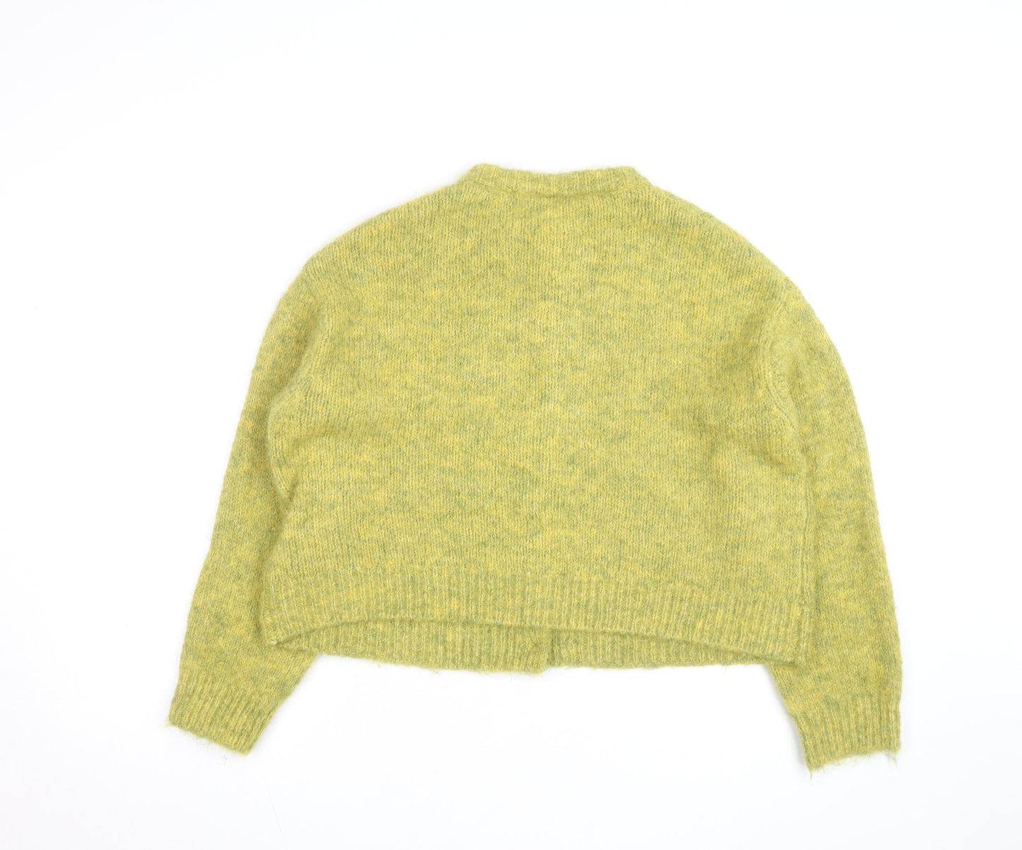 Urban Outfitters Women’s Green Wool Blend Cardigan M Relaxed Fit Knit