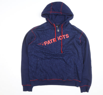 NFL Pro Line Men's Blue Hoodie M Pullover Graphic Hooded Sweatshirt