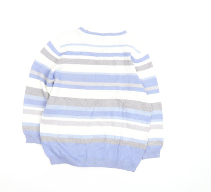 Alfred Dunner Women’s Multicoloured Petite M Striped Pullover Jumper