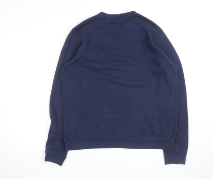 Nike Men's Blue Lynx Crew Neck Sweatshirt Size L Sports Pullover