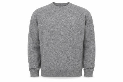 Jantzen Men's Grey V-Neck Acrylic Knit Jumper Size L
