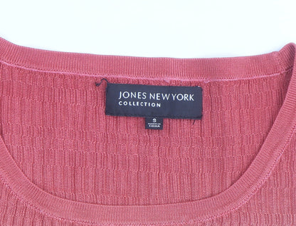 Jones New York Womens Multicoloured Knit T-Shirt Size S