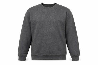 Athletic Works Mens Grey Crew Neck Pullover Sweatshirt M Regular Fleece