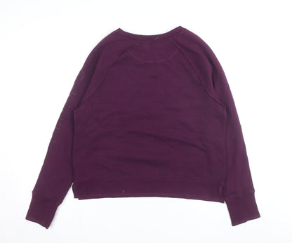 Calvin Klein Men's Purple Crew Neck Performance Sweatshirt L