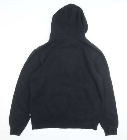 Puma Men's Black Pullover Hoodie Medium Fleece Sportswear