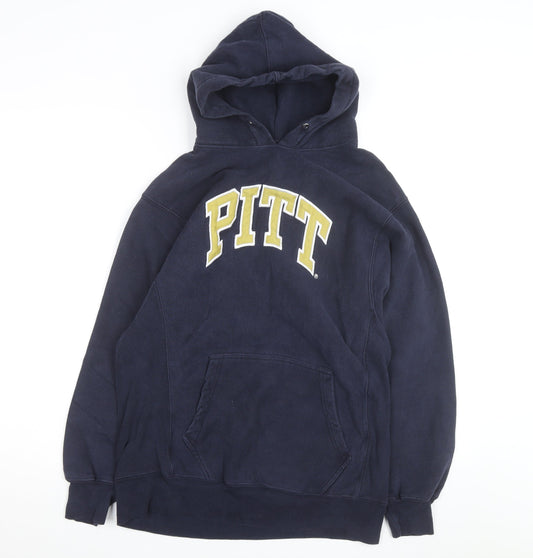 Steve & Barry's Men's Blue PITT Pullover Hoodie Size S Regular Fit