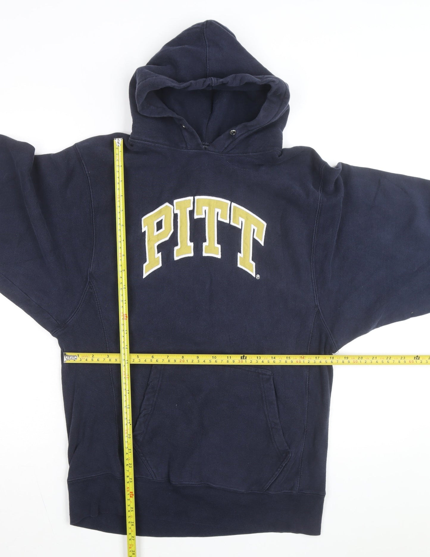 Steve & Barry's Men's Blue PITT Pullover Hoodie Size S Regular Fit