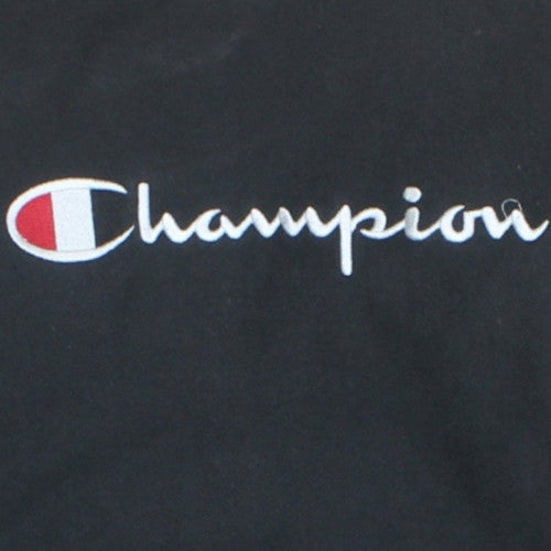 Champion Men's Black Reverse Weave Sweatshirt S Pullover Crew Neck