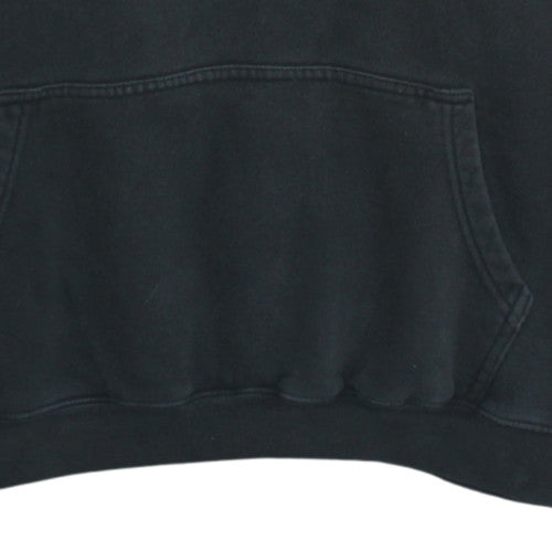 Stussy Men's Black Pullover Logo Hoodie Size M Fleece
