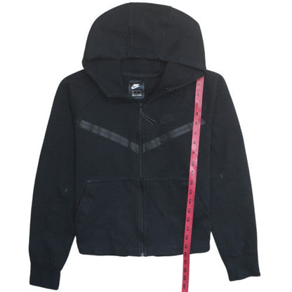 Nike Men's Black Small Full Zip Hoodie Sweatshirt