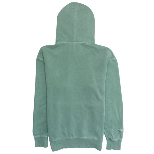 Champion Mens Green Pullover Hoodie Small Cotton Blend Sweatshirt