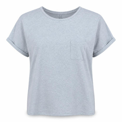Cachia Women's Grey Crew Neck Short Sleeve Basic T-Shirt Size 12