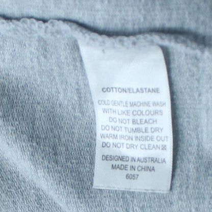 Cachia Women's Grey Crew Neck Short Sleeve Basic T-Shirt Size 12