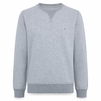 GANT Men's Grey Crew Neck Pullover Sweatshirt M Regular Fit