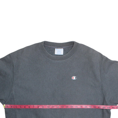 Champion Men Grey Large Reverse Weave Pullover Sweatshirt