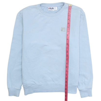 FILA Mens Blue Crew Neck Pullover Sweatshirt Size L
