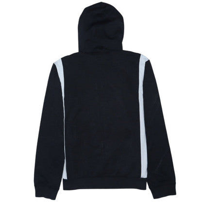 Adidas Mens Black Full Zip Hoodie S Cotton Blend Sportswear