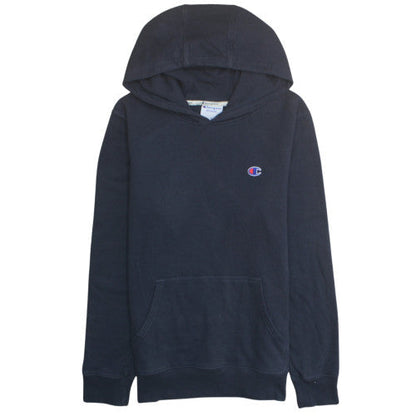 Champion Men's Black Pullover Hoodie Size S Classic Fleece Sweatshirt