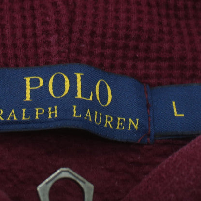 Polo Ralph Lauren Men's Red Full Zip Hoodie Size L