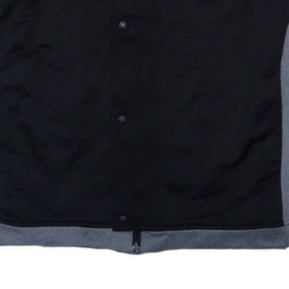 Fila Mens Black 3XL Hooded Full Zip Short Sleeve Hoodie