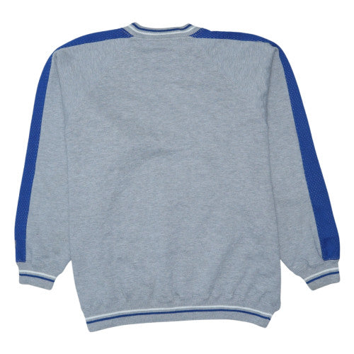 Lee Sport Men Grey Blue New York Giants Pullover Sweatshirt XL