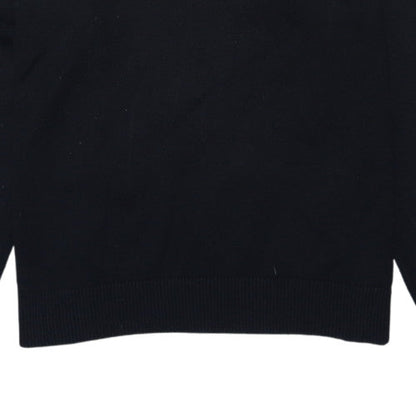 Levi's Men's Black Long Sleeve Cotton Polo Shirt Size L