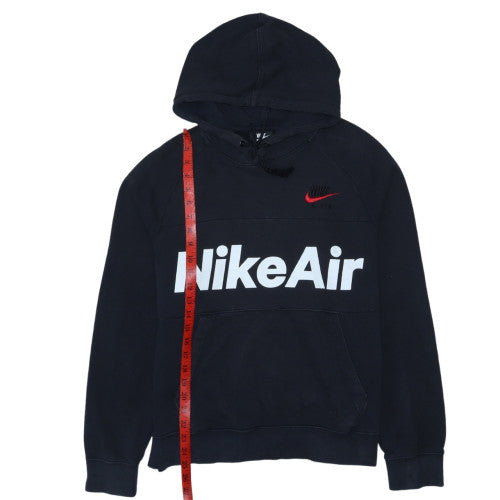 Nike Men's Black Pullover Hoodie S Logo Graphic Sportswear