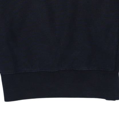Champion Men's Black Large Reverse Weave Crew Neck Sweatshirt
