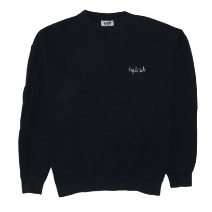 Lee Sport Men's Black XL Pullover Sweatshirt Key West Embroidered Cotton Blend