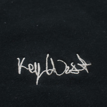 Lee Sport Men's Black XL Pullover Sweatshirt Key West Embroidered Cotton Blend