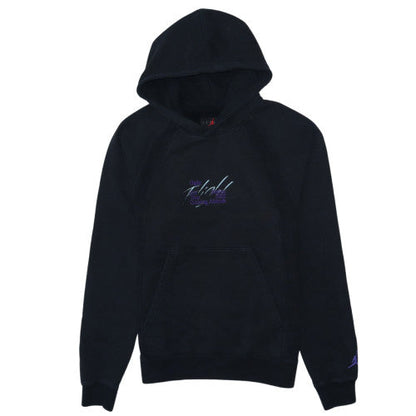 Nike Jordan Men's Black Pullover Hoodie Small Graphic Embroidered Sportswear