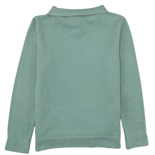 Puma Womens Green Pullover Sweatshirt Size 12 Long Sleeve Logo