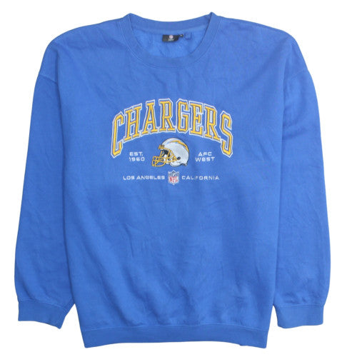 NFL Team Apparel Men's Blue XL Pullover Sweatshirt Chargers Logo