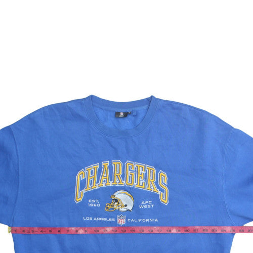 NFL Team Apparel Men's Blue XL Pullover Sweatshirt Chargers Logo