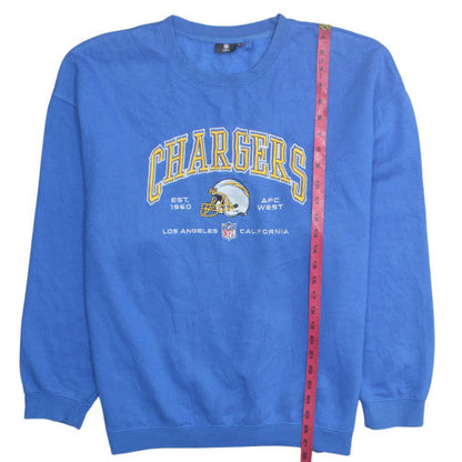 NFL Team Apparel Men's Blue XL Pullover Sweatshirt Chargers Logo