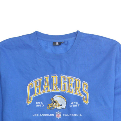 NFL Team Apparel Men's Blue XL Pullover Sweatshirt Chargers Logo