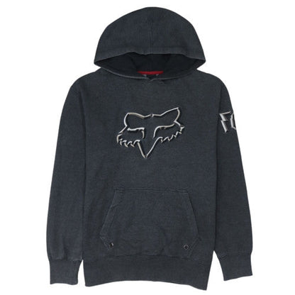 Fox Men's Black Pullover Hoodie L Fleece Sportswear