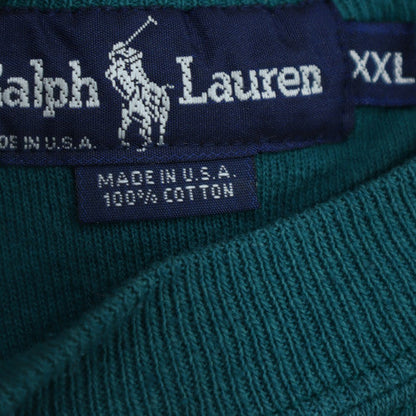 Ralph Lauren Men’s Green 2XL Pullover Cotton Sweatshirt