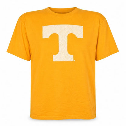 Front view of Adidas Men's Yellow XXL Graphic Print Cotton T-Shirt