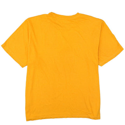 Adidas Men's Yellow XXL Graphic Print Cotton T-Shirt